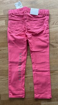 3x Kalhoty & džíny H&M růžové - nové vel. 104 a 110 - 4