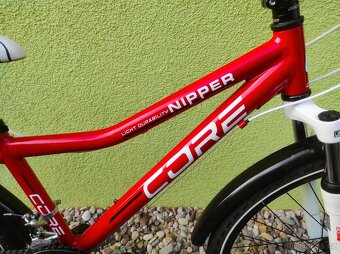 Značkové dětské kolo CORE NIPPER 24" (červená/bílá) - 4