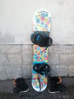 snowboard burton 130 + boots 38 - 4
