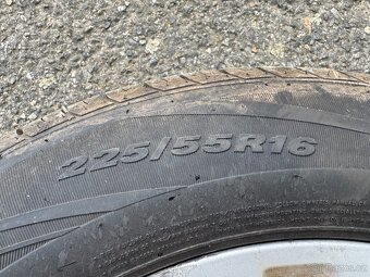 Alu kola 5x112 Audi + letní pneu 225/55 R16 - 4