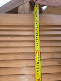 Lamelové dveře 3ks - 4