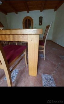 Prodám luxusní dubový stůl - 4