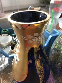 Váza z Novoborského skla výška 31 cm. - 4