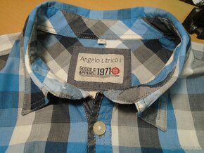 Pánská slim kostkovaná košile A. Litrico/XL-L/2x61cm - 4
