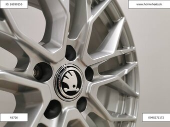 7,5J R17 5x112 ET47 Škoda Superb, Karoq alu disky 1226 - 4