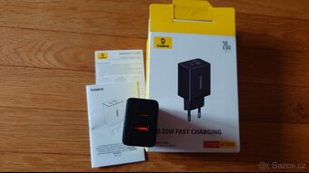 20W nabíječka USB C+A Baseus - 4