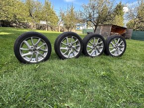 Originál alu kola Mazda 6X17,ET52.5+TPMS+pneu Continental - 4