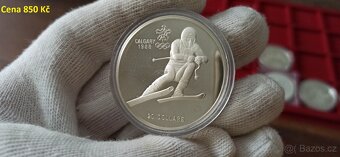 Kanada stříbrné 20 Dollars OH Calgary 1988. - 4