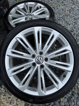 ALU r19 R-Line Passat b8 originál VW vč. pneumatik - 4