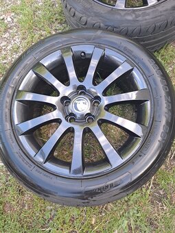 Alu kola 5x112 originál Škoda Yeti 225/50 R17 - 4