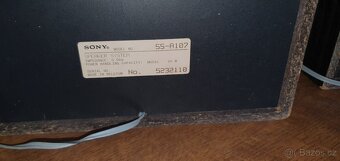 Prodám Reproboxy Sony-SSS-A 107, výkon 60watt, dvoupásmovky, - 4
