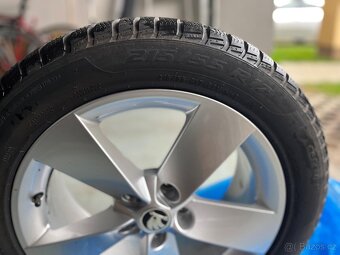 Zimní kola Škoda Karoq – alu disky + Pirelli 215/55 R17 - 4