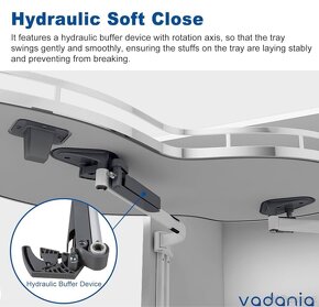 Otočný výsuvný organizér do kuchyně - PRAVÁ - 4