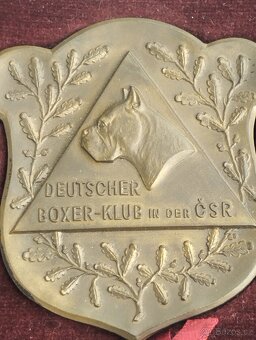 Stará medaile Deutscher boxer -club in der ČSR - 4