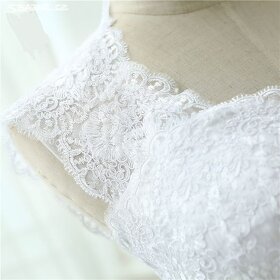 Nové těhotenské svatební šaty M-XL - 4