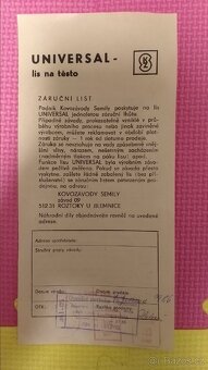 Universal - Lis na těsto (1986) - 4