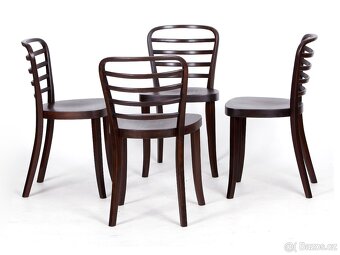 Luxusní jídelní židle THONET, J. Frank, TOP stav - 4