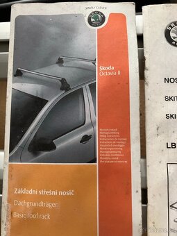 Prodám základní nosič + nosič na lyže - 4
