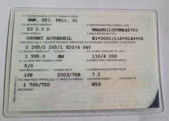 BMW X3 2,0d E83 4x4 2006 DÍLY - 4