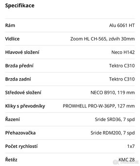 Dětské kolo Head leon 20” 5-9let top stav - 4