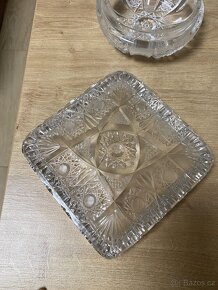 Skleněná dóza a miska - 4