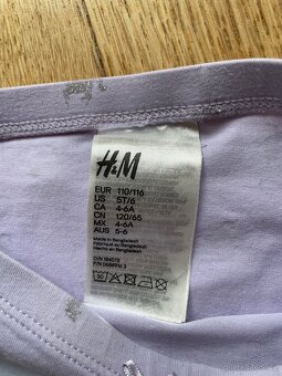 Dívčí kalhotky boxerky sada 4 ks vel. 110 / 116 nové - 4