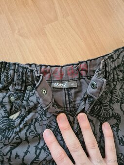 Dětské riflové kraťase pod kolena - 4