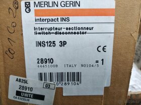 Hlavní vypínač MERLIN GERIN 40A a 125A - 4