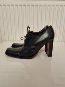 Kožené polobotky Hugo Boss - 4
