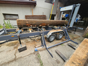 Prodám Mobilní pásovou pilu TP-600 , stav  pily jak Nové - 4