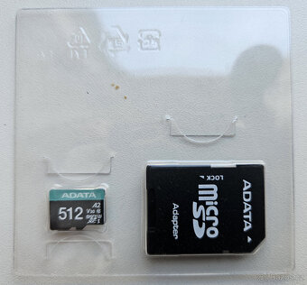 Prodám mikro SD kartu ADATA PREMIER PRO, 512 GB - 4