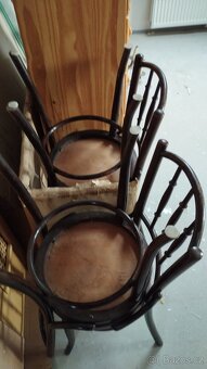 Starožitné židle Thonet - 4ks - 4
