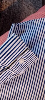 Zánovní proužkovaná chlapecká košile H&M vel.140 - 4