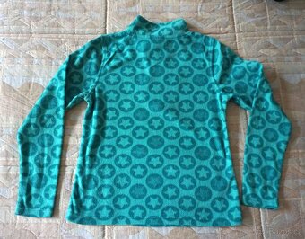 Dětská zelená fleecová mikina zn.CRIVIT v.122/128 - 4