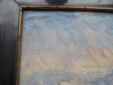 OBRAZ-OLEJ NA PLÁTNĚ-FRANTIŠEK ŠKRABÁNEK - 4