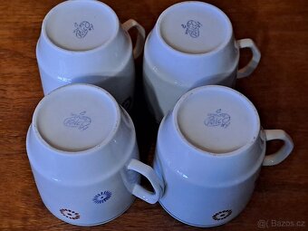 4x hrneček Severní Korea, značeno DPRK - 4