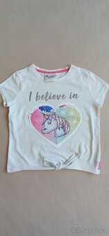 Kalhoty + trička, vel. 134 - 4