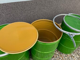 Prodám 200 l plechové sudy - 4