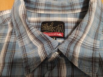 Quiksilver pánská kostkovaná košile - 4