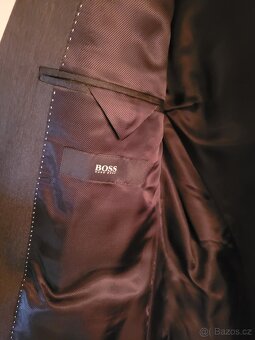 Pánský vintage oblek Hugo Boss - Super 100 - 4