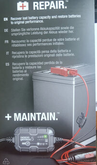 Autonabíječka NOCO GENIUS5 (6/12V 5A),i vybité AKU - 4