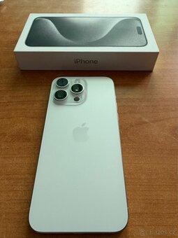 Apple iPhone 15 Pro Max 256 GB – White Titanium – záruka - 4
