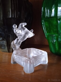 Popelník art Deco, Hoffmann? Sklárny Desná. - 4