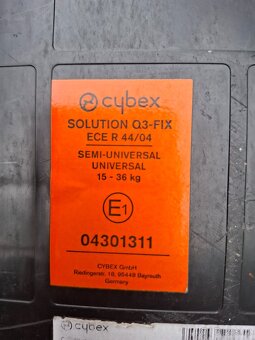 Autosedačka Cybex Solotion Q3- fix - 4