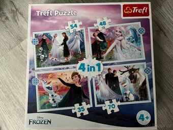 5x puzzle (tlapková patrola, minnie mouse, Máša a medvěd…) - 4
