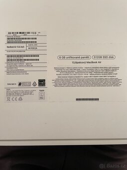 Apple MacBook Air 13, M2, 8GB RAM/512GB SSD, 2022, Stříbrný - 4