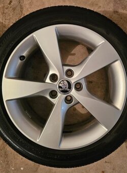 ALU kola 16" Fabia 3 Rapid 5x100 215/45 R16 - 4