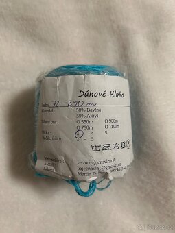 Příze Duhové klubíčka 250m - 4