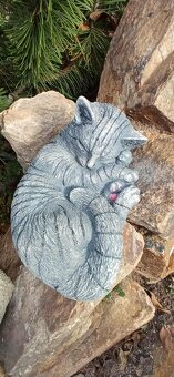 Zahradní dekorace- Spící kočka 5 - 4