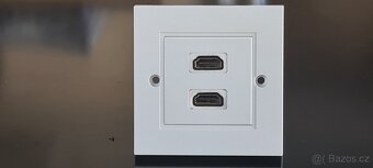597 - HDMI dvojzásuvka v panelu - NOVÁ - SLEVA 65% - 4